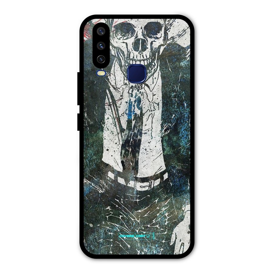 Skeleton in a Suit Metal Back Case for Vivo Y12