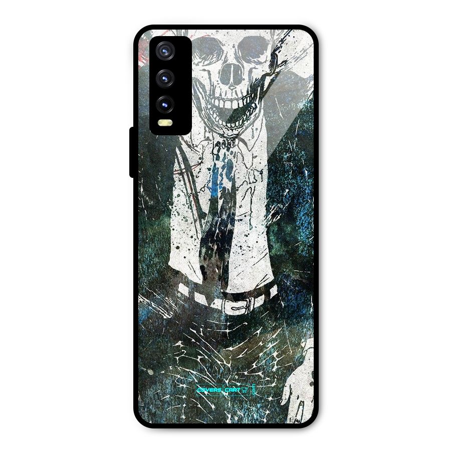 Skeleton in a Suit Metal Back Case for Vivo Y20