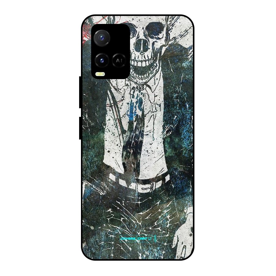 Skeleton in a Suit Metal Back Case for Vivo Y21
