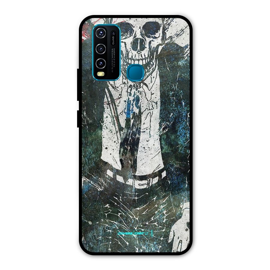 Skeleton in a Suit Metal Back Case for Vivo Y30