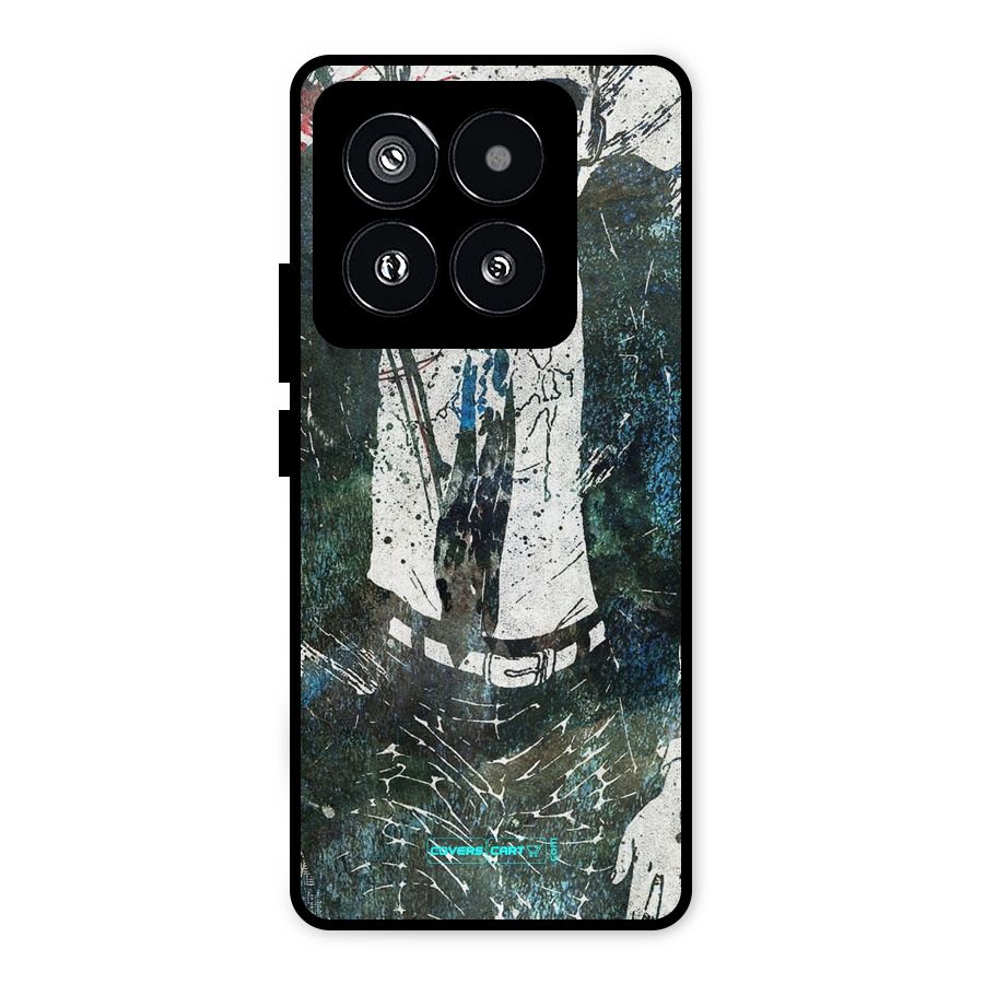 Skeleton in a Suit Metal Back Case for Xiaomi 14 Pro