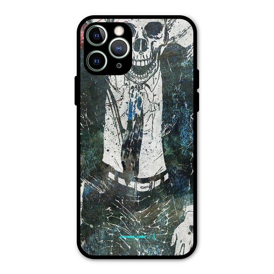 Skeleton in a Suit Metal Back Case for iPhone 11 Pro Max