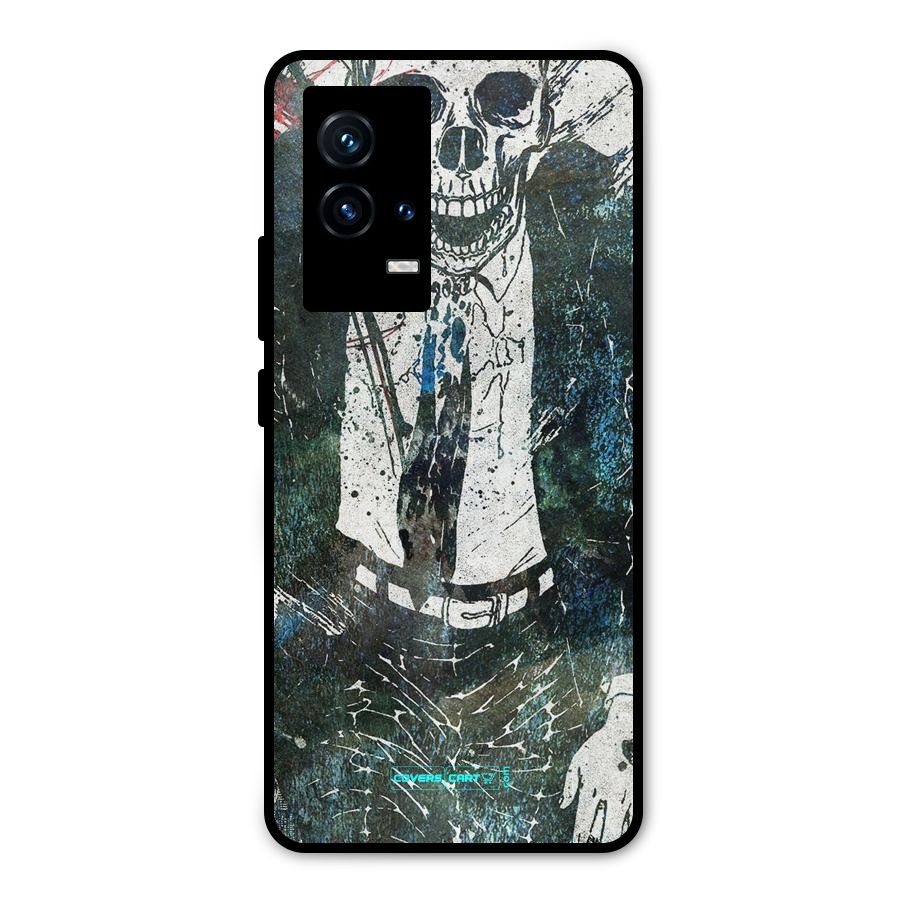 Skeleton in a Suit Metal Back Case for iQOO 9 5G