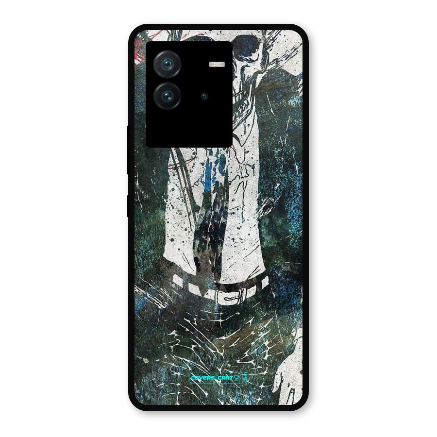 Skeleton in a Suit Metal Back Case for iQOO Neo 6 5G