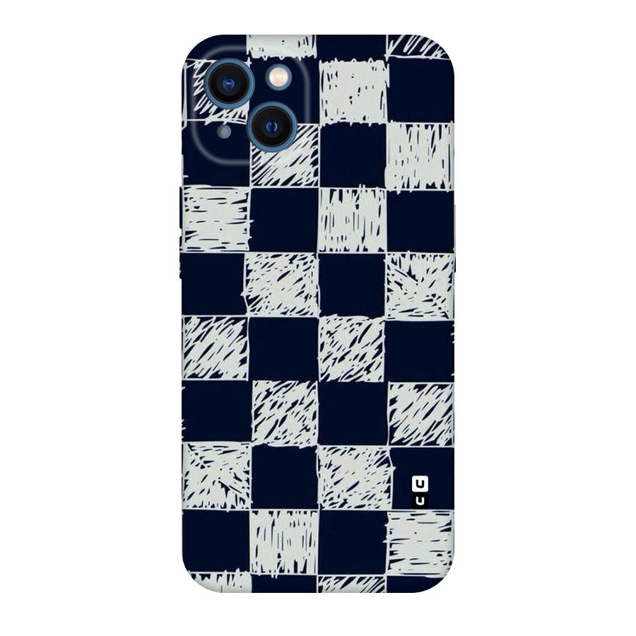 Sketchy Check Design Original Polycarbonate Back Case for iPhone 13