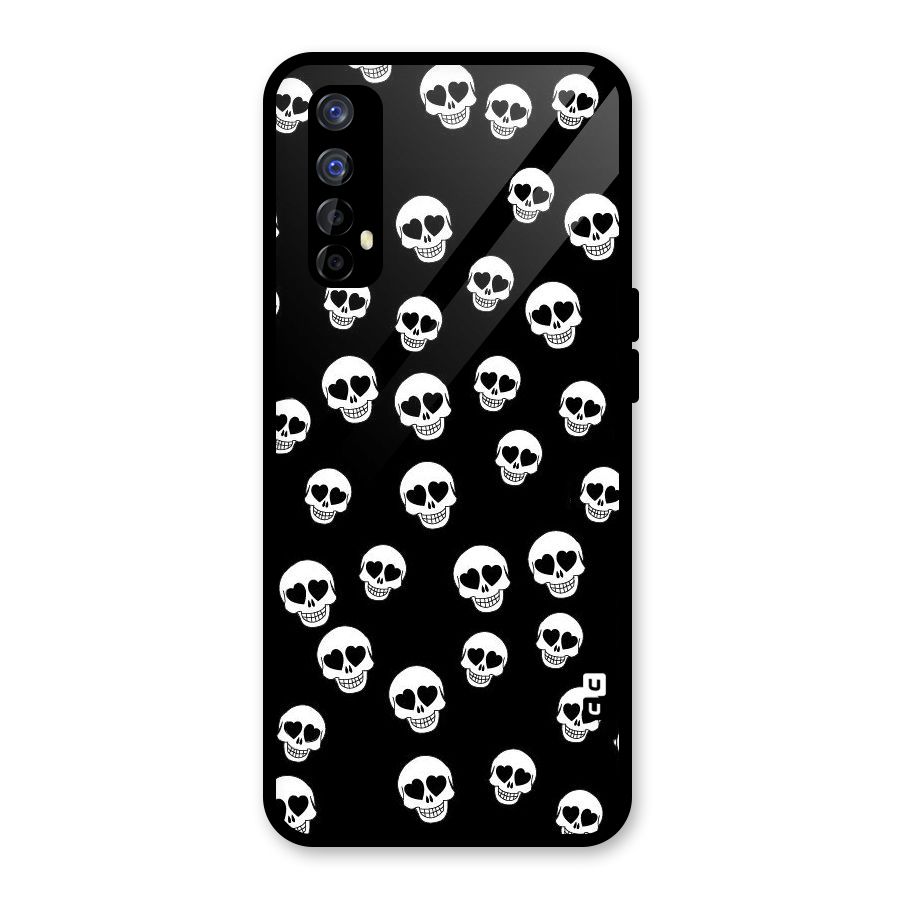 Skull Heart Glass Back Case for Realme Narzo 20 Pro