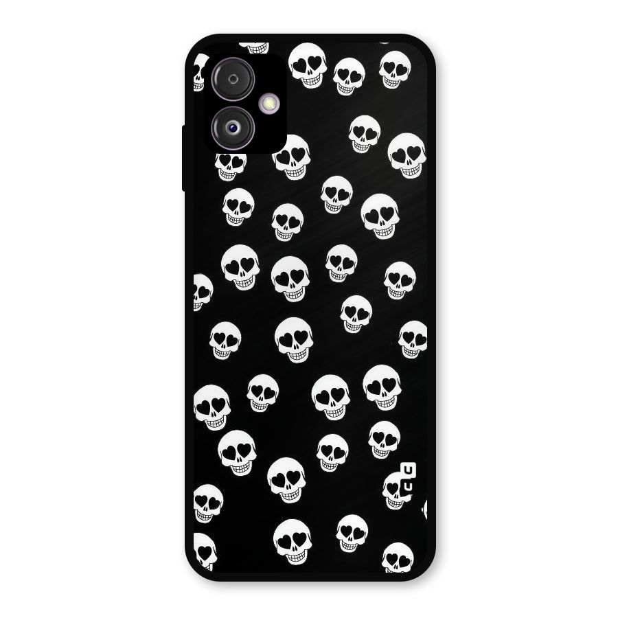 Skull Heart Metal Back Case for Galaxy F14