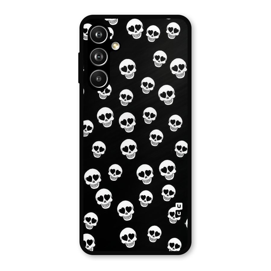 Skull Heart Metal Back Case for Galaxy F54