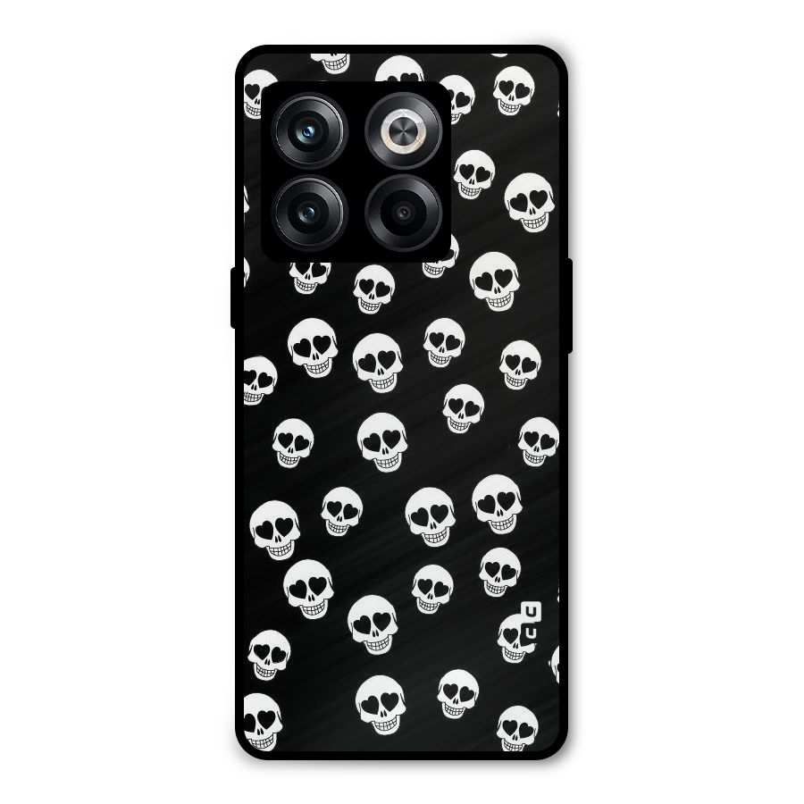 Skull Heart Metal Back Case for OnePlus 10T