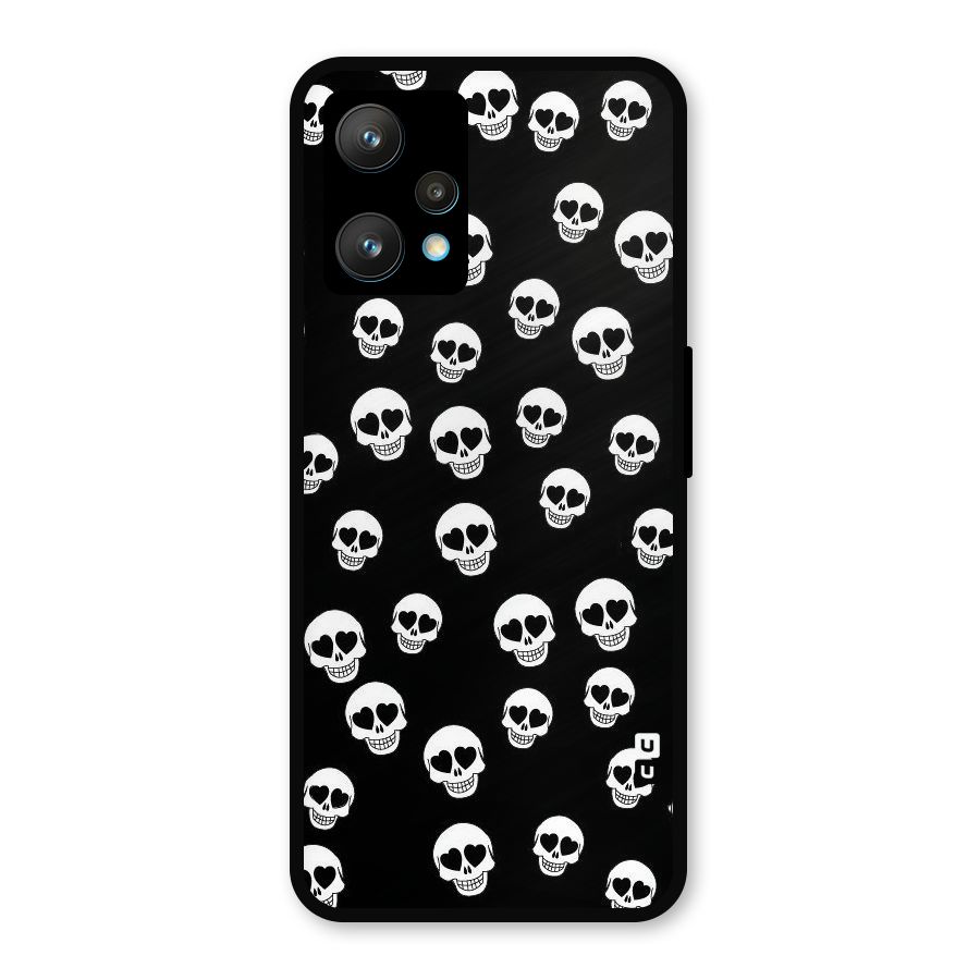 Skull Heart Metal Back Case for Realme 9 Pro Plus 5G