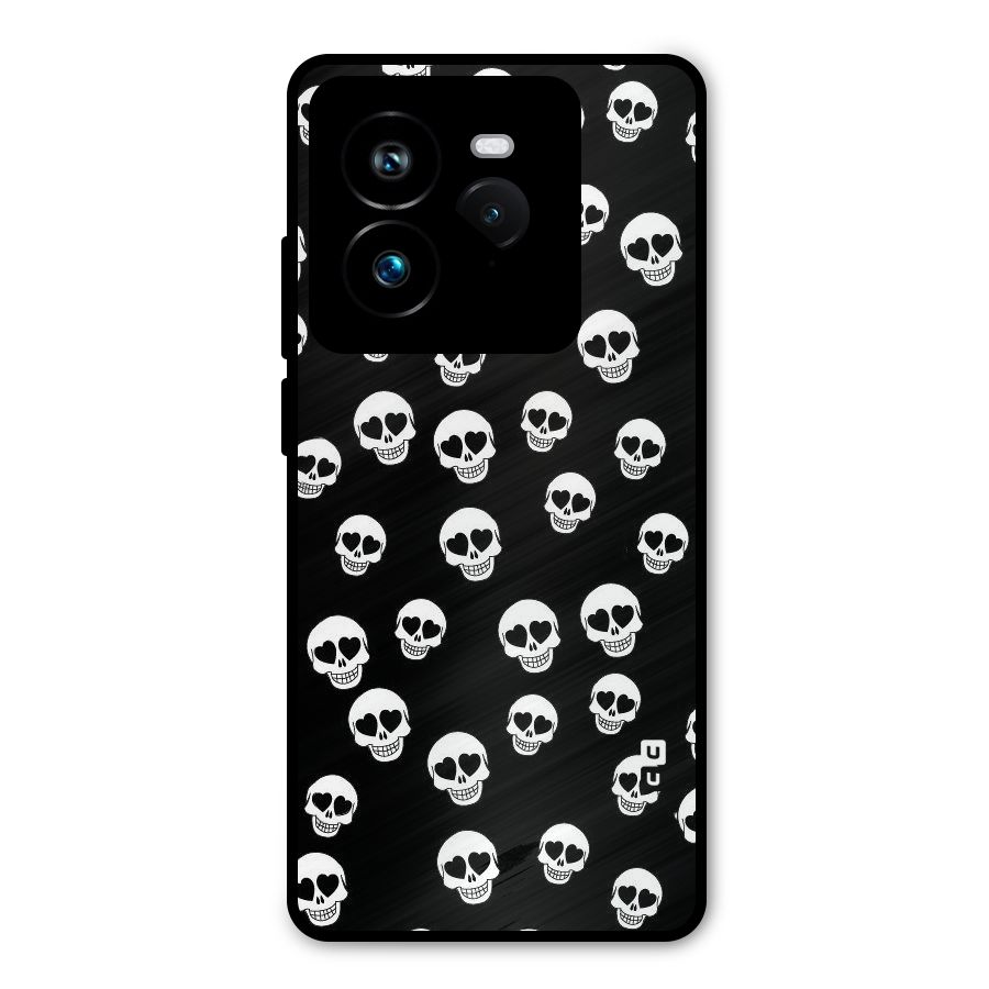 Skull Heart Metal Back Case for Realme GT 7 Pro