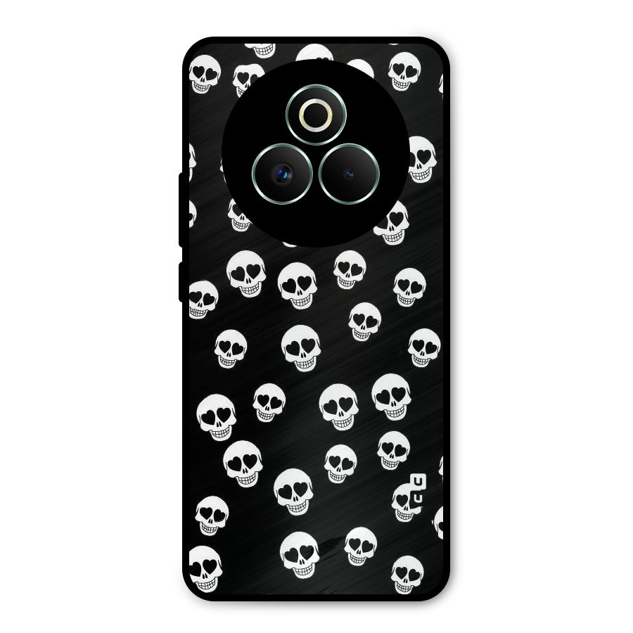 Skull Heart Metal Back Case for Realme P3 Pro