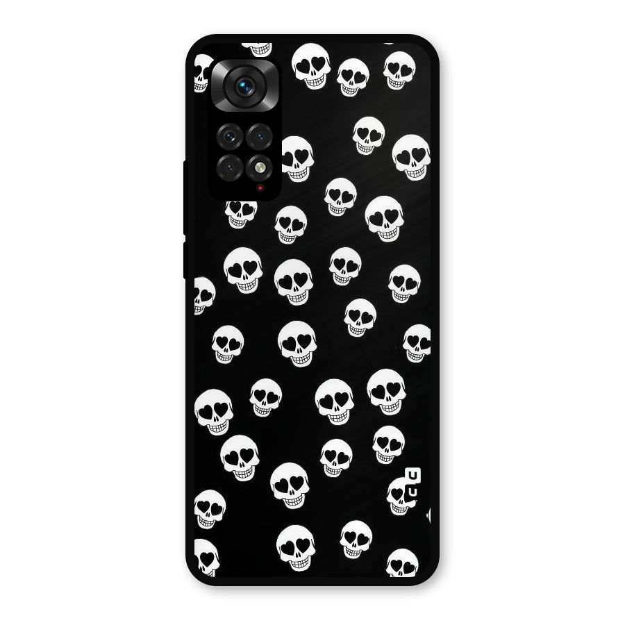 Skull Heart Metal Back Case for Redmi Note 11s