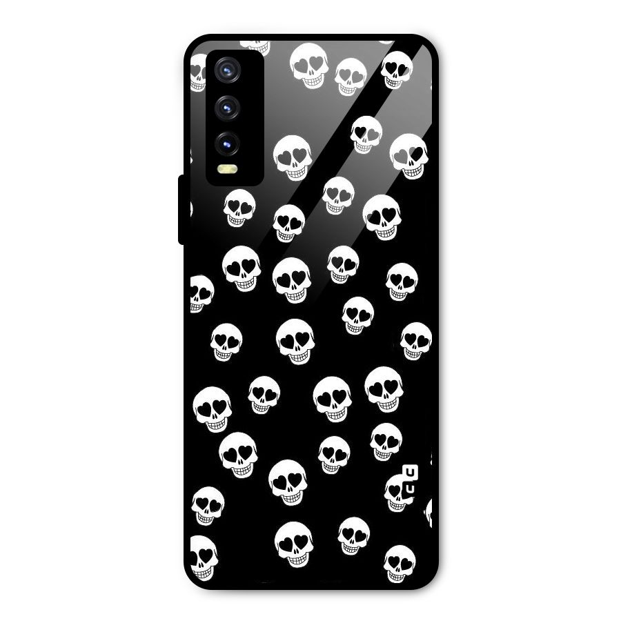 Skull Heart Metal Back Case for Vivo Y20