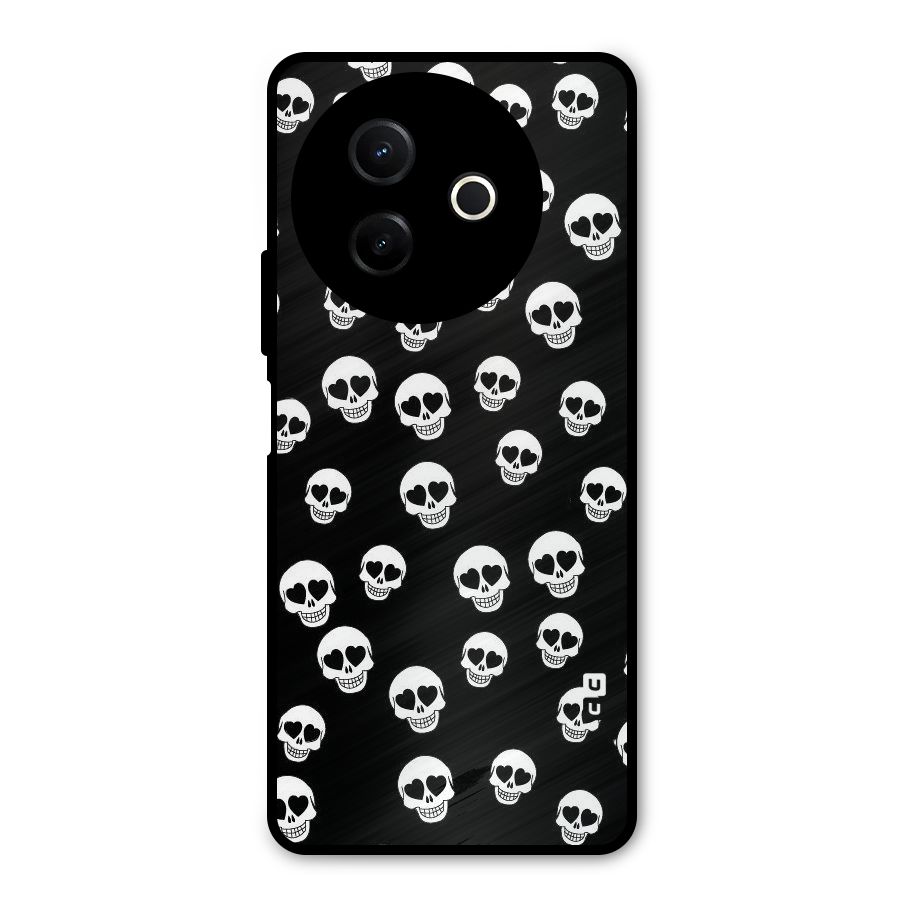 Skull Heart Metal Back Case for Vivo Y39