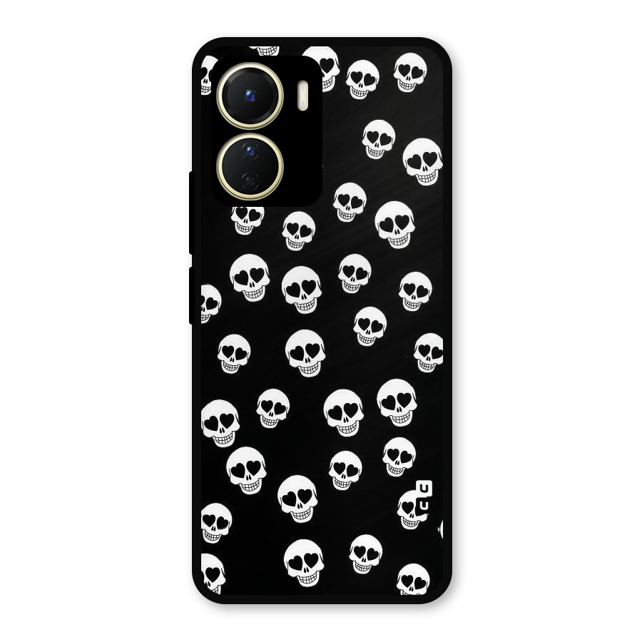 Skull Heart Metal Back Case for Vivo Y56