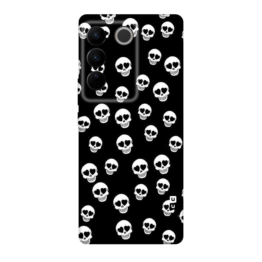 Skull Heart Original Polycarbonate Back Case for Vivo V27