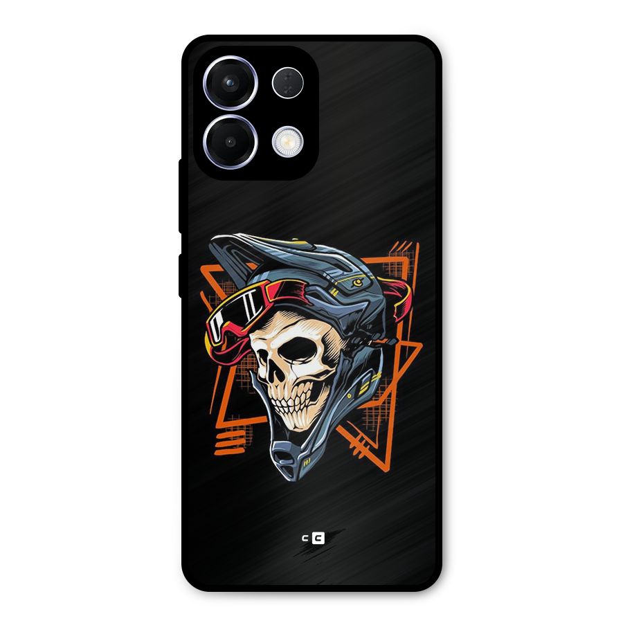 Skull Helmet Metal Back Case for Oppo K13
