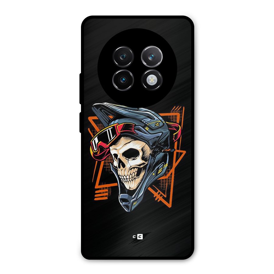 Skull Helmet Metal Back Case for Realme 13 Plus