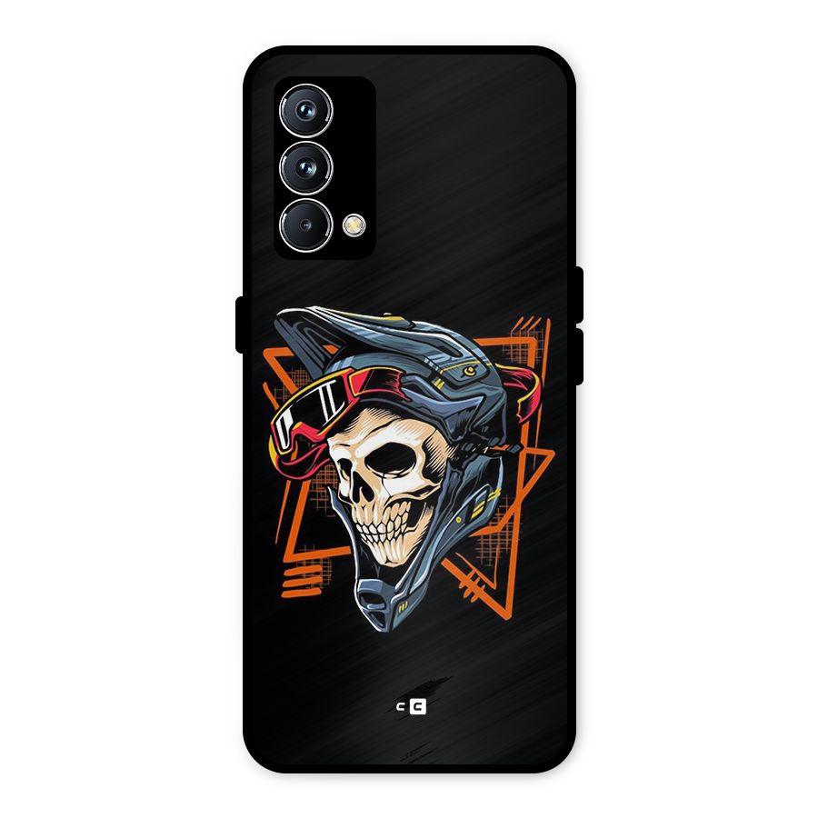 Skull Helmet Metal Back Case for Realme GT Master Edition