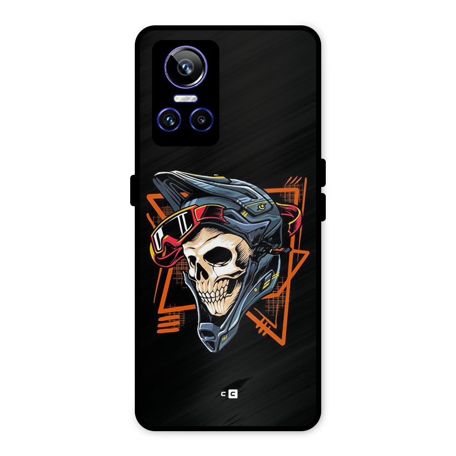 Skull Helmet Metal Back Case for Realme GT Neo 3