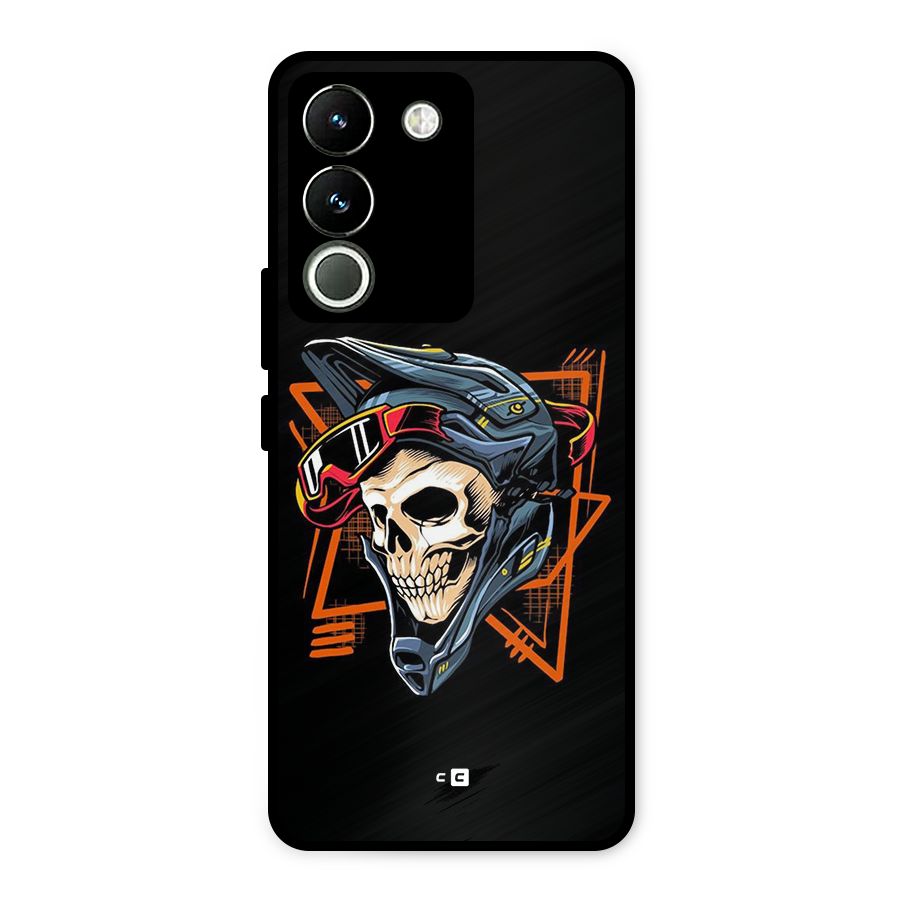 Skull Helmet Metal Back Case for Vivo Y200