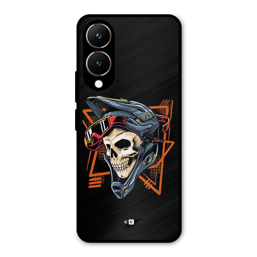 Skull Helmet Metal Back Case for Vivo Y28