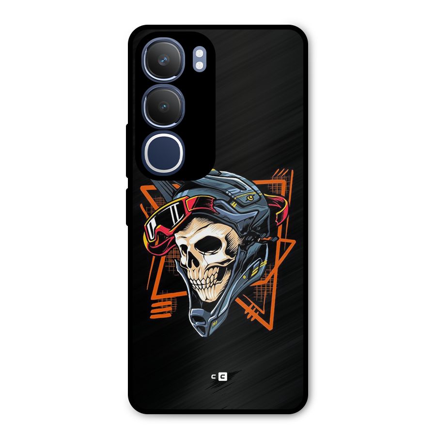 Skull Helmet Metal Back Case for Vivo Y29