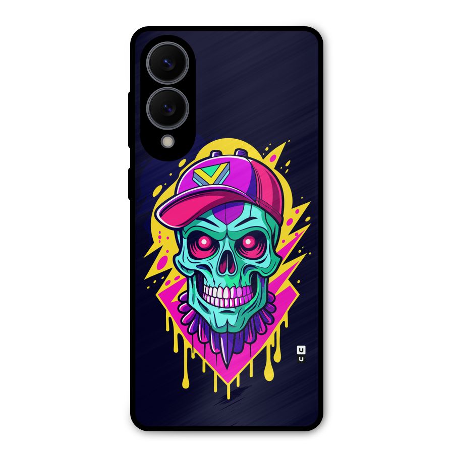 Skull In Cap Metal Back Case for Galaxy S25 Edge