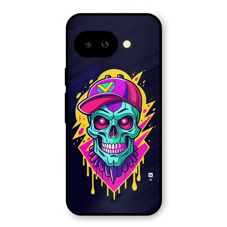 Skull In Cap Metal Back Case for Google Pixel 9a