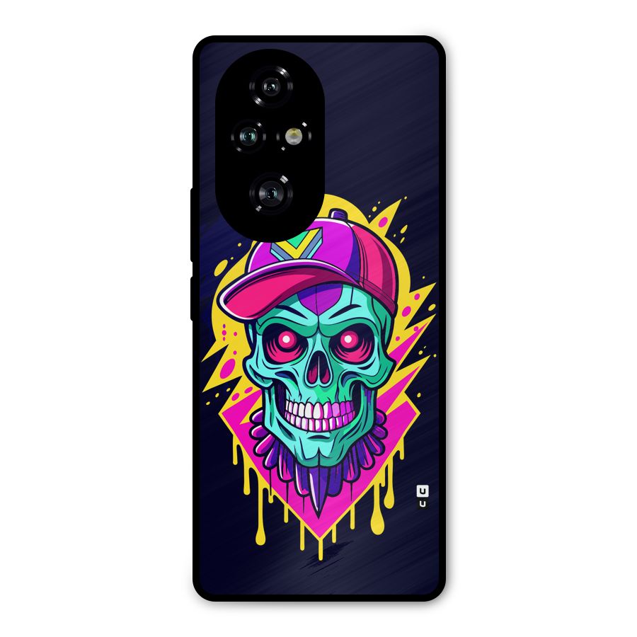 Skull In Cap Metal Back Case for Honor 200 Pro