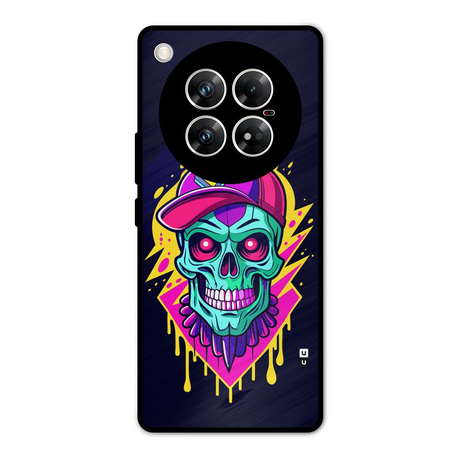 Skull In Cap Metal Back Case for Infinix Zero 40 5G