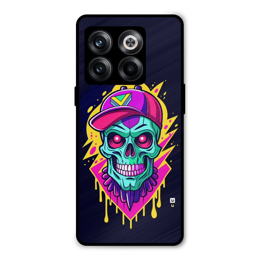 Skull In Cap Metal Back Case for OnePlus 10T