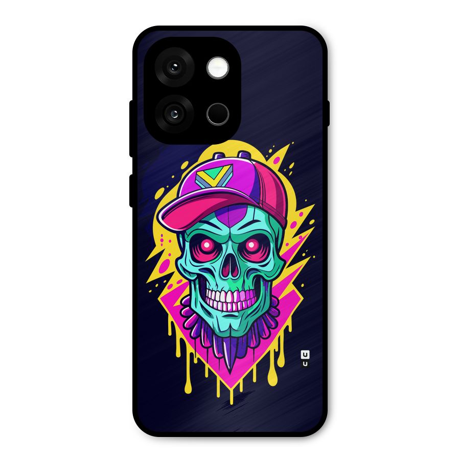 Skull In Cap Metal Back Case for OnePlus 13s