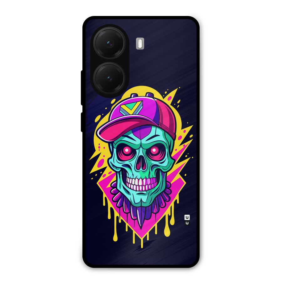 Skull In Cap Metal Back Case for Poco X7 Pro