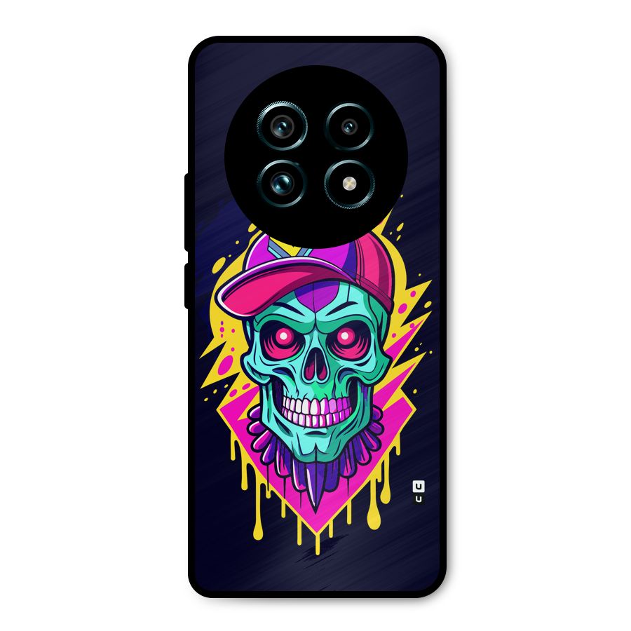 Skull In Cap Metal Back Case for Realme 13 Pro Plus