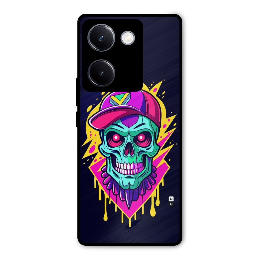Skull In Cap Metal Back Case for Vivo Y300 Plus