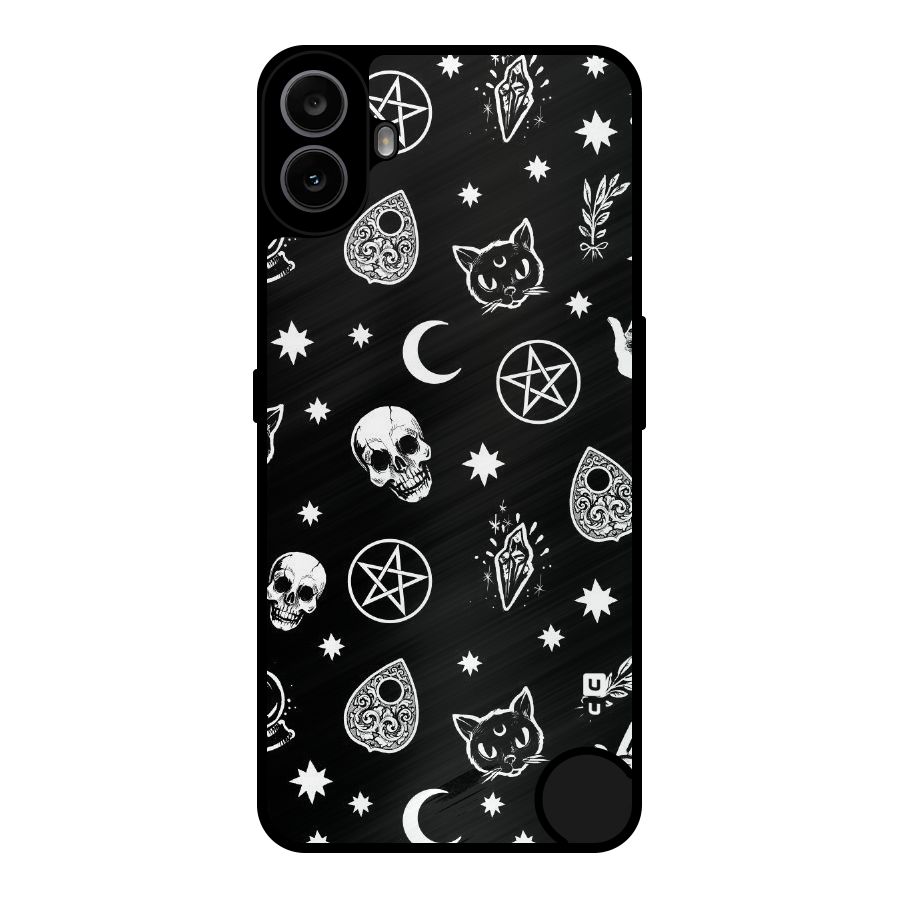 Skull Moon Design Metal Back Case for Nothing CMF Phone 1