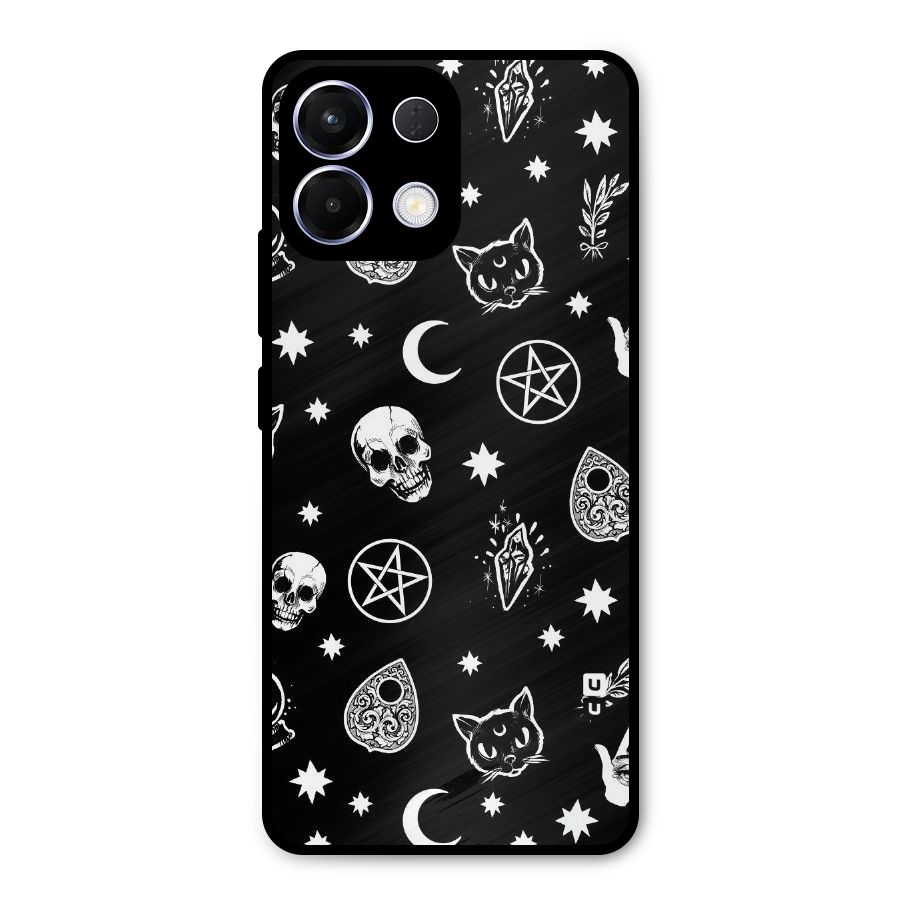 Skull Moon Design Metal Back Case for Oppo K13