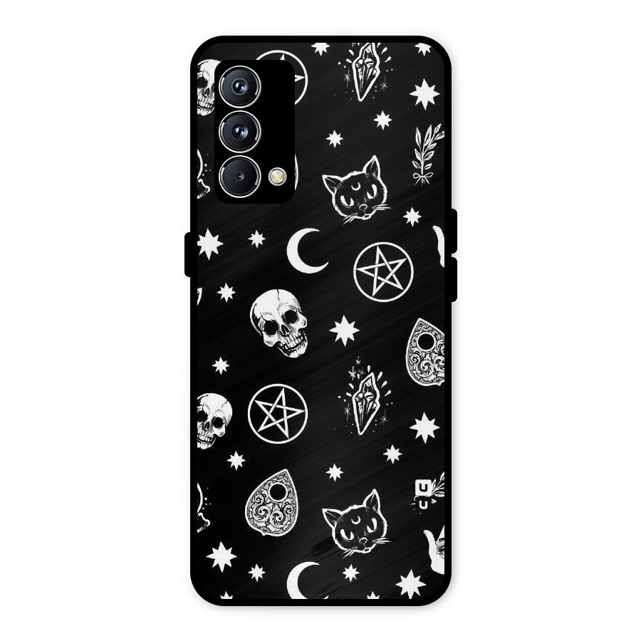 Skull Moon Design Metal Back Case for Realme GT Master Edition