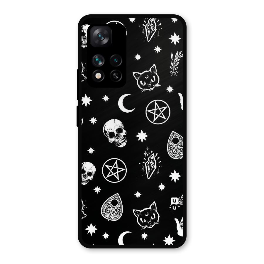 Skull Moon Design Metal Back Case for Xiaomi 11i 5G