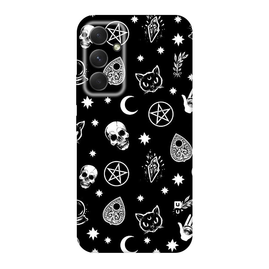 Skull Moon Design Original Polycarbonate Back Case for Galaxy A54