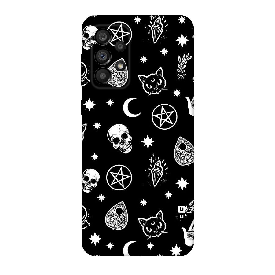 Skull Moon Design Original Polycarbonate Back Case for Galaxy A73 5G