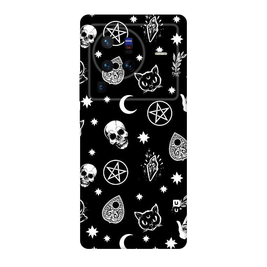Skull Moon Design Original Polycarbonate Back Case for Vivo X80