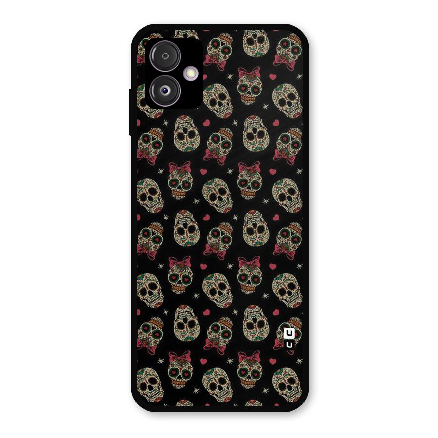 Skull Pattern Metal Back Case for Galaxy F14