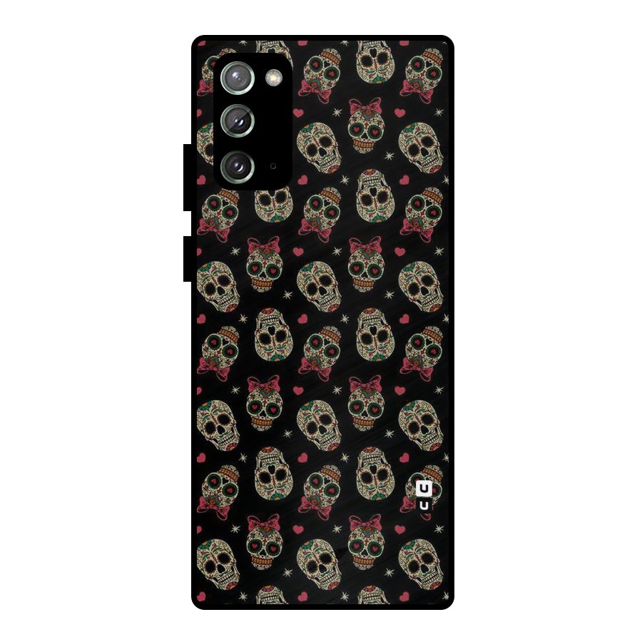Skull Pattern Metal Back Case for Galaxy Note 20