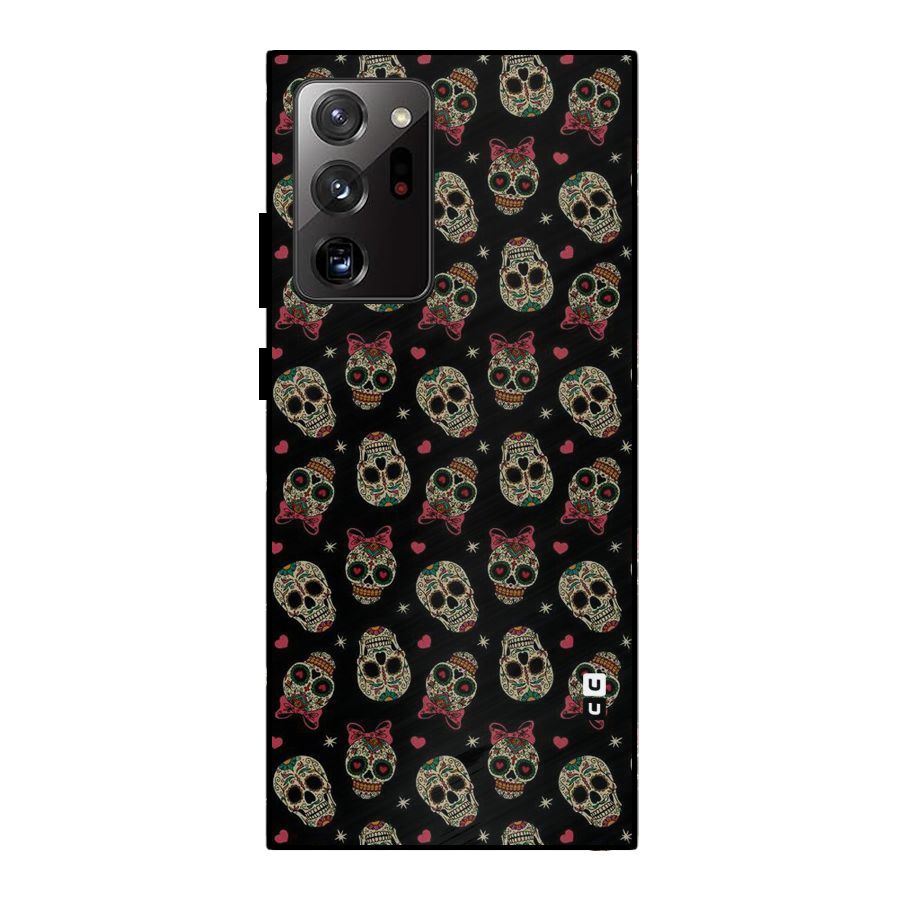 Skull Pattern Metal Back Case for Galaxy Note 20 Ultra