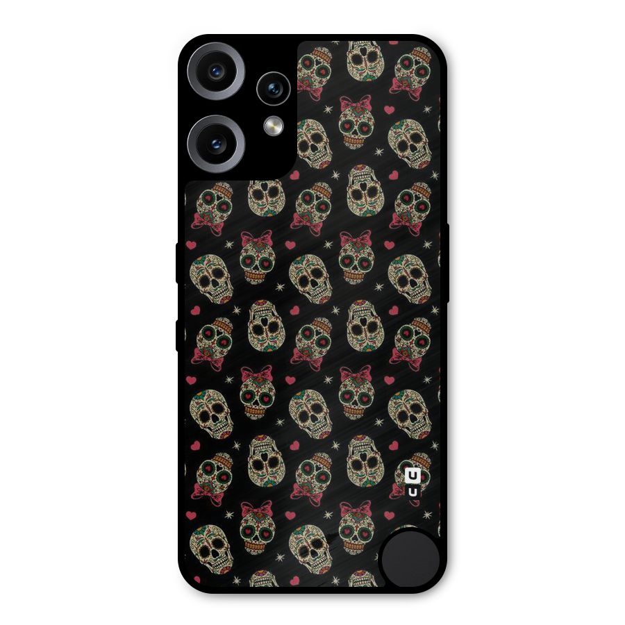 Skull Pattern Metal Back Case for Nothing CMF Phone 2 Pro