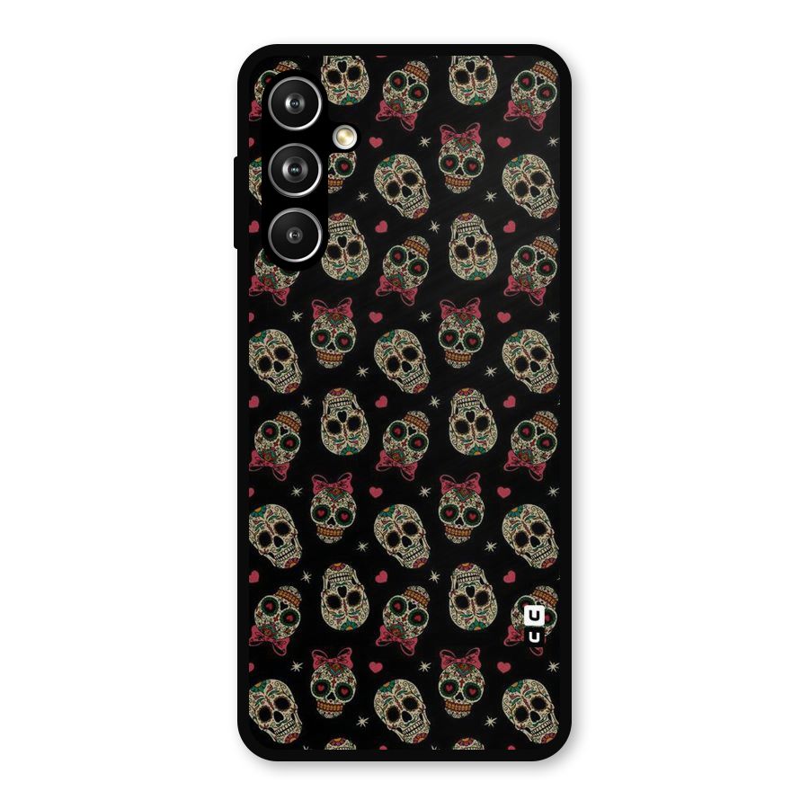 Skull Pattern Metal Back Case for Samsung Galaxy M54