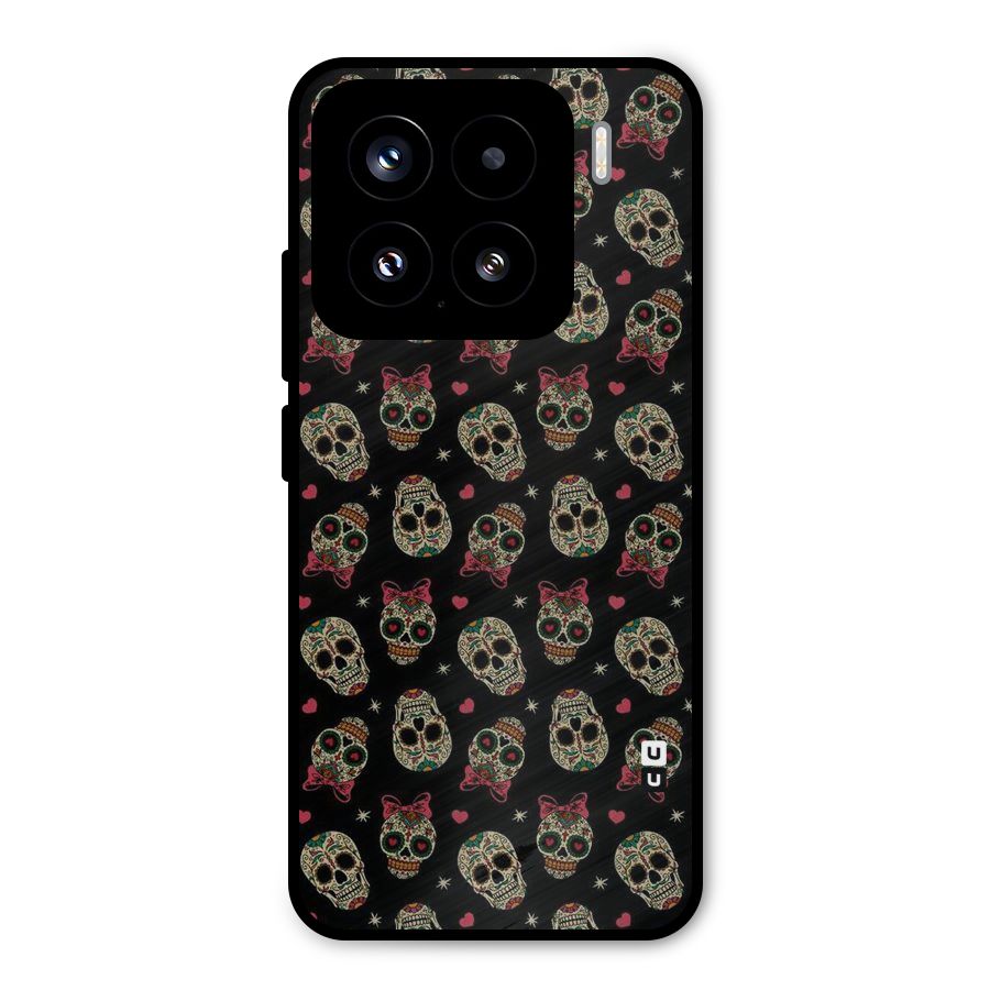 Skull Pattern Metal Back Case for Xiaomi 15